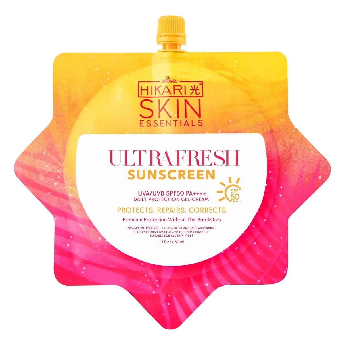 HIKARI Skin Essentials Ultra Fresh Sunscreen SPF50 PA++++ – 50ml