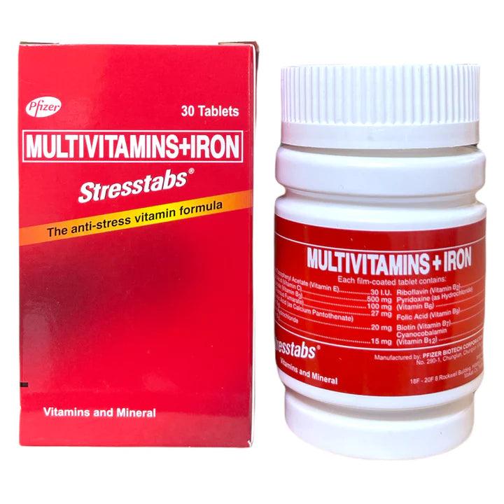 STRESSTABS Multivitamins + Iron