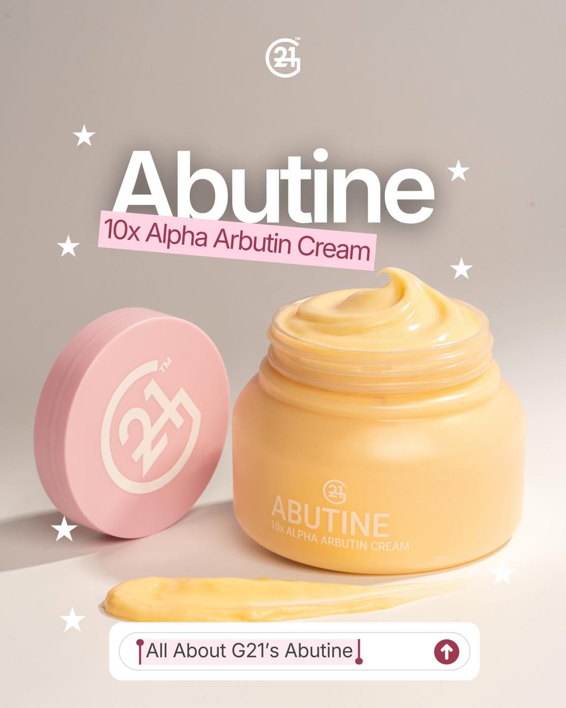 G21 ABUTINE 10X Alpha Arbutin Cream