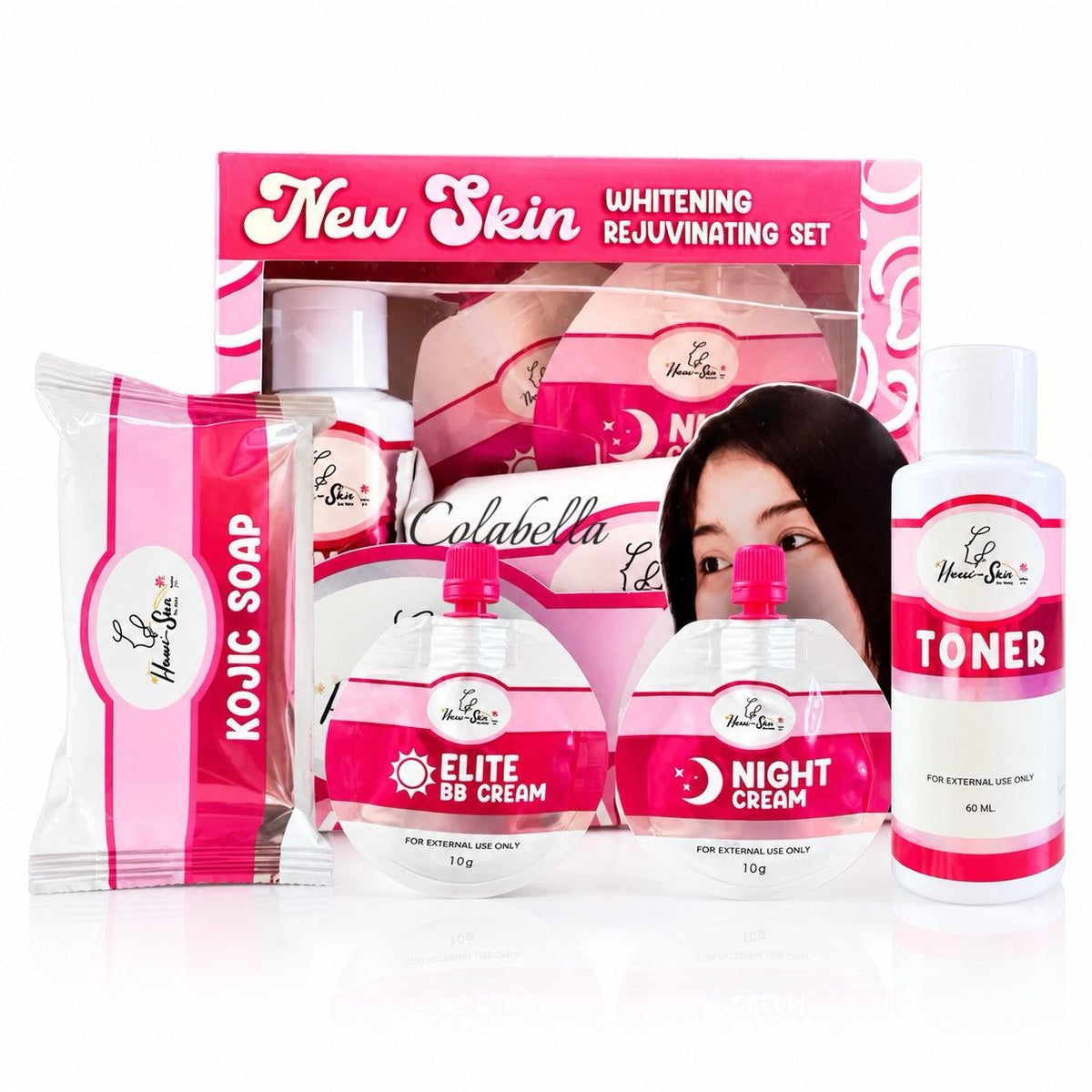 Hami-San New Skin Whitening Rejuvenating Set – 4-Piece Set